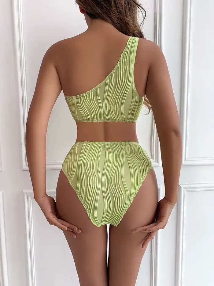 Maillot de bain sexy à une épaule pour femmes