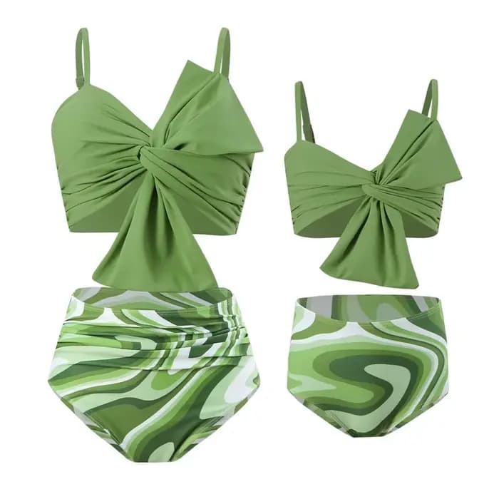 Ensembles de maillots de bain pour la famille, maillots de bain 2 pièces, maillots de bain assortis, père et fils, mère et fille, maillots de bain