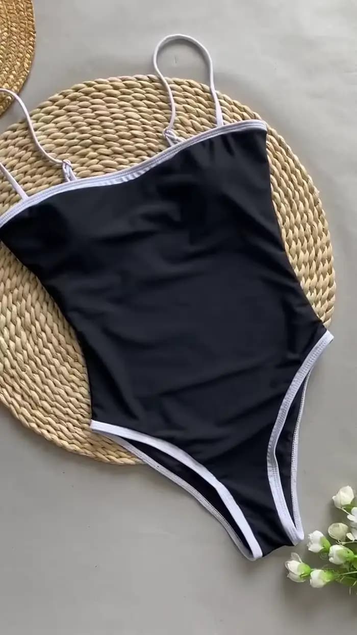 Maillot de bain une pièce, sexy, résistant, pour femmes, vêtements de plage, patchwork