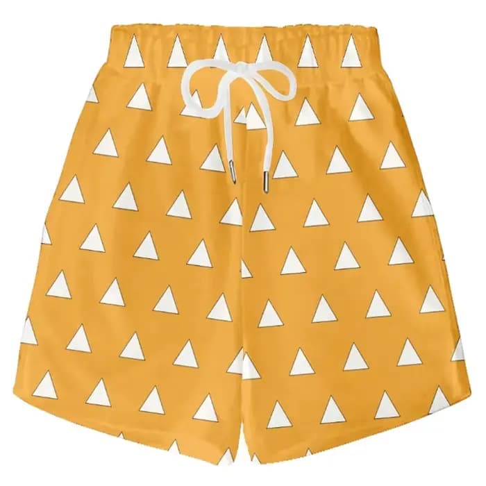 Short de Plage à Motifs Géométriques Simples, Tendance Streetwear, Imprimé en 3D, Short de Planche d'Été, Décontracté, Pantalon Hawaïen de Vacances
