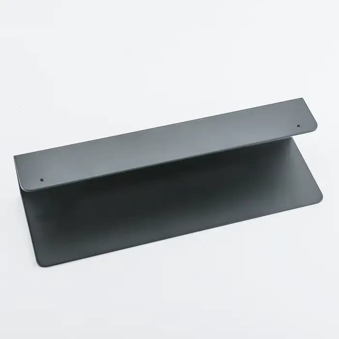 Étagère de rangement de salle de bain noire avec crochets, étagères de décoration de cuisine en aluminium sur le mur, support de rangement de douche, support mural