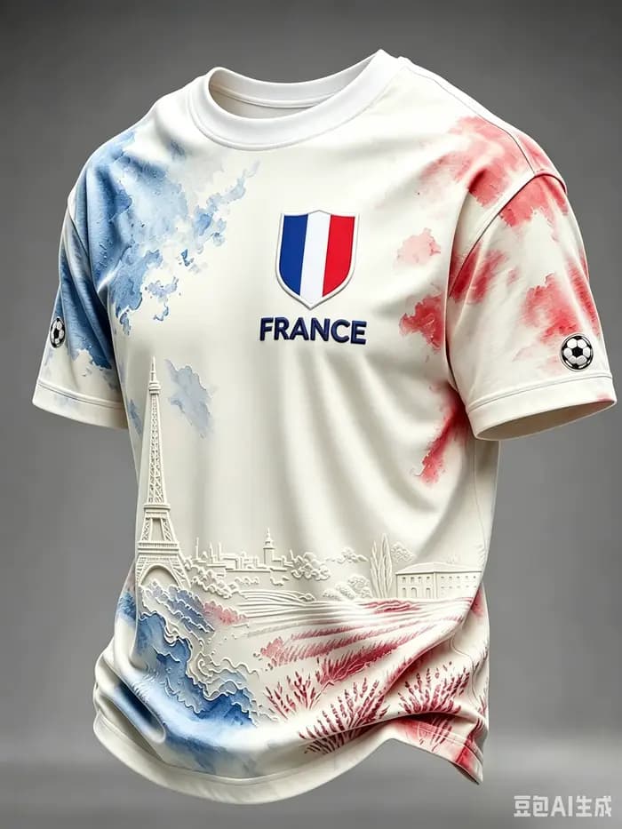 Nouveau Maillot de Foot France Édition Limitée 2026 Unisexe Coq Gaulique Séchage Rapide en Mesh Haut d'Entraînement Sportif à Manches Courtes