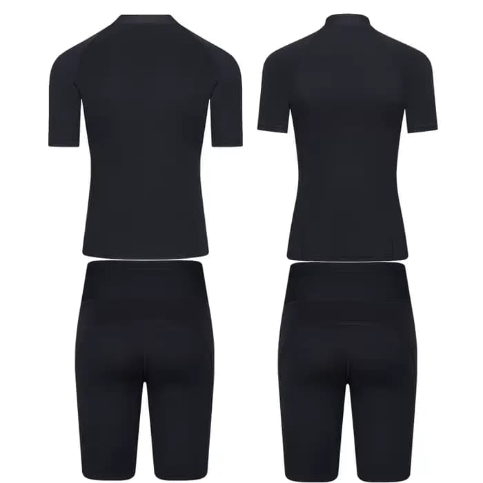 Hommes femmes 2mm néoprène Couple fendu Shorty combinaison chaude natation plongée en apnée surf combinaisons
