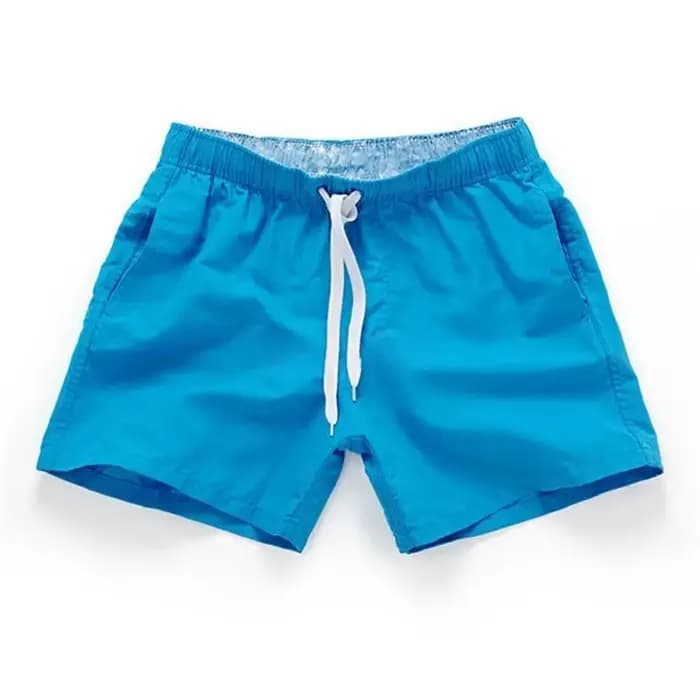 Short de bain décontracté pour homme à séchage rapide, avec cordon de serrage à la taille, idéal pour la plage, le surf, la course et le sport, avec poches latérales