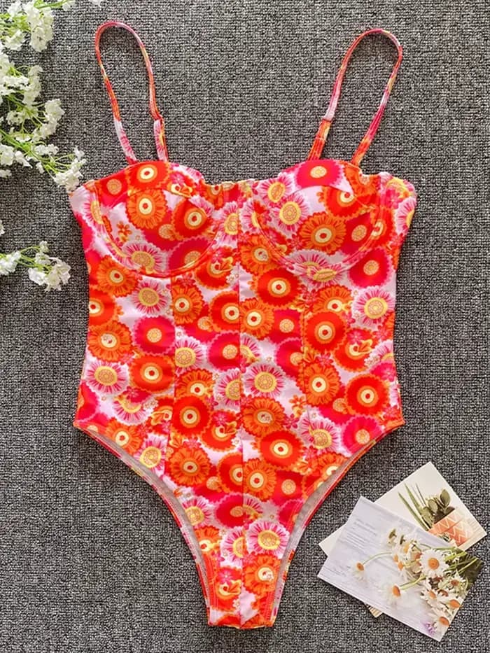 2025 Sexy une pièce maillot de bain femmes Push Up maillots