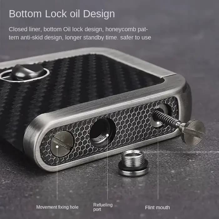 Briquet HONEST pour homme, coupe-vent, personnalité créative, briquet Vintage haut de gamme, comme cadeau pour petit ami