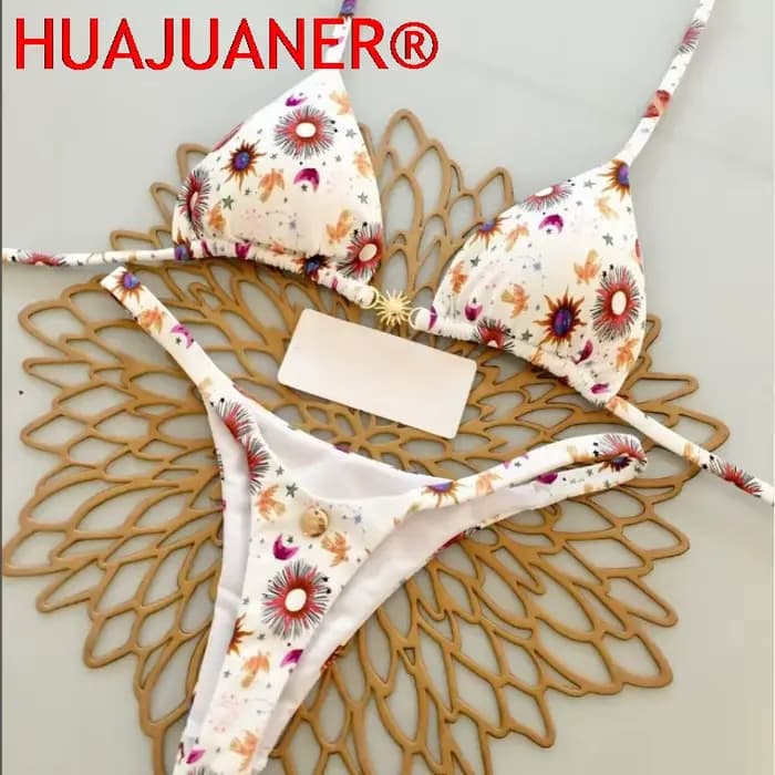 Nouvel ensemble bikini sexy pour femme 2026 – Maillot de bain brésilien string pour vacances à la plage