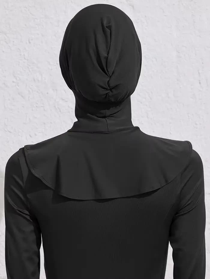 Hijab de bain musulman d'été pour femmes, Turban instantané, conception de cou étendu, séchage rapide
