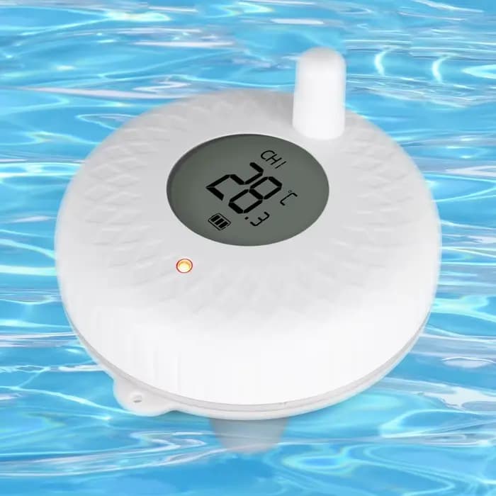 INKBIRD IBS-P01R Thermomètre de piscine flottant sans fil Bain pour animaux de compagnie pour piscine, eau de bain, spas, aquariums et étangs à poissons