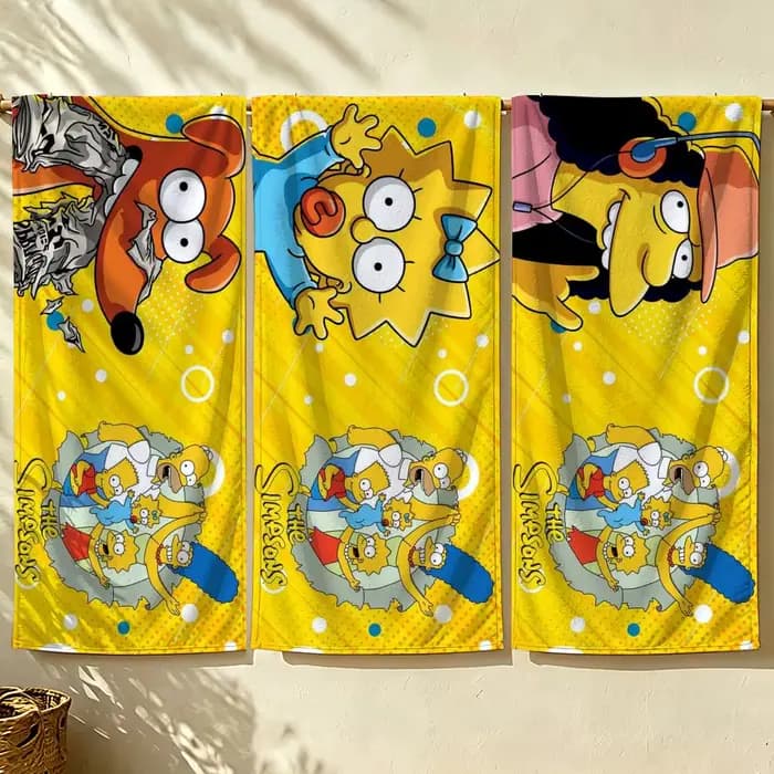 Serviette de plage Cartoon T-The S-Simpsons