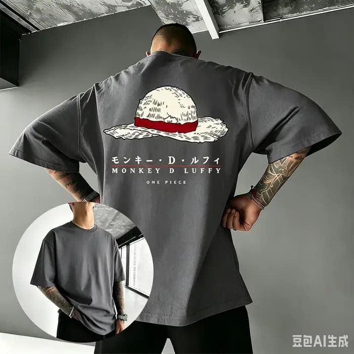 T-shirt One Piece Anime Luffy pour Hommes et Femmes, T-shirt graphique d'été, Streetwear décontracté à manches courtes, Nouvelle mode 2026, Imprimé dessin animé