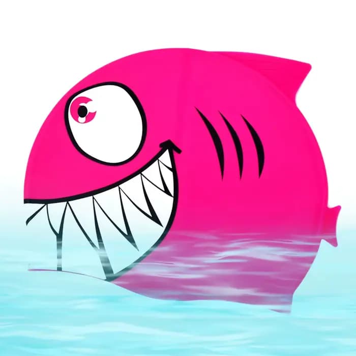 Bonnet de bain en forme de requin