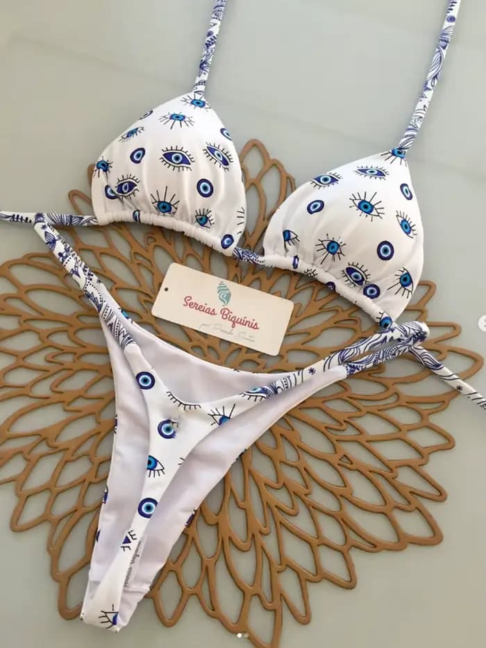 Maillot de bain brésilien Mciro imprimé rétro, Sexy, à lacets, dos nu, pour femmes, vêtements de plage, nouvelle collection 2026