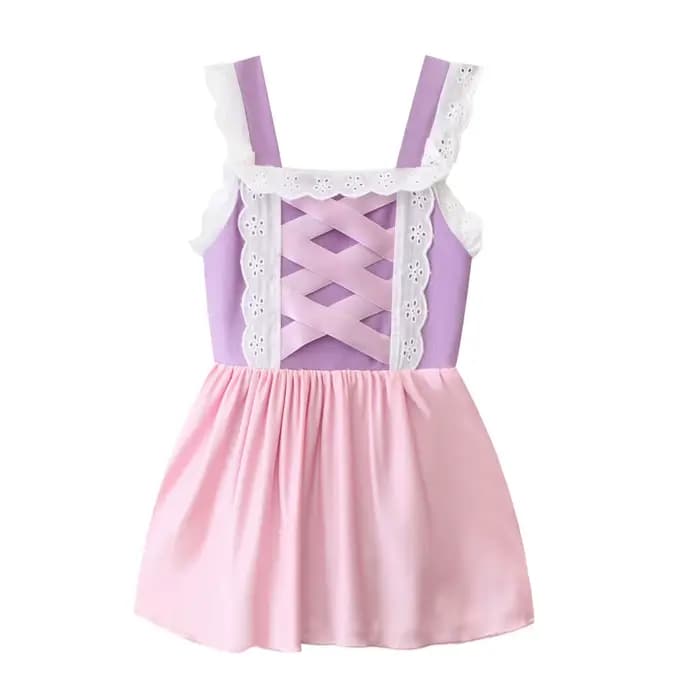 Robe de plage d'été Elsa, maillot de bain une pièce pour fille, princesse, body de natation, piscine, jeu d'eau, vacances, Bikini, blanche-neige