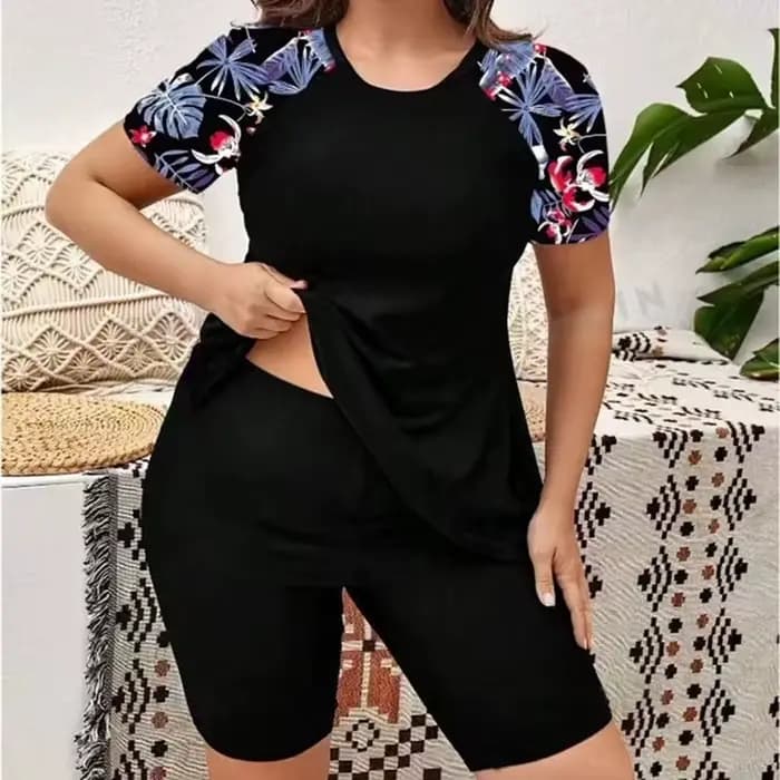 Maillot de bain deux pièces grande taille pour femme
