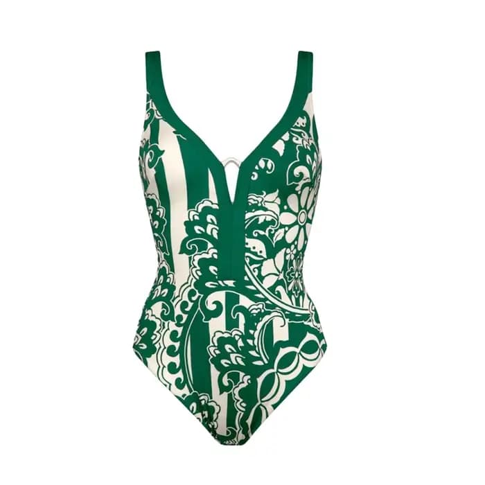 Nouveau maillot de bain Design haut de gamme 2/3 pièces imprimé fleuri à volants minceur vacances Sexy printemps chaud une pièce maillot de bain pour les femmes 2025