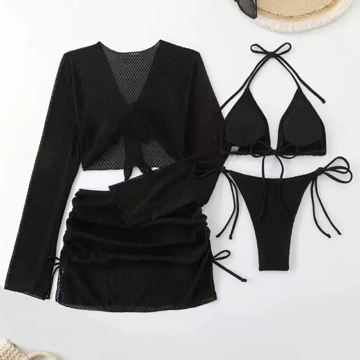 Maillot de bain sexy pour vacances à la plage, nouvelle collection 2026, couleur unie, pour femme adulte, séchage rapide, haute élasticité, éco-responsable