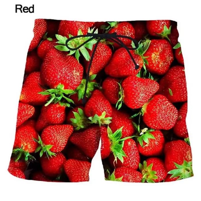 Short de plage hawaïen pour hommes, imprimé 3D, fruits, pastèque, graphique, Sport, nouveau Design, pantalons courts, vêtements de personnalité