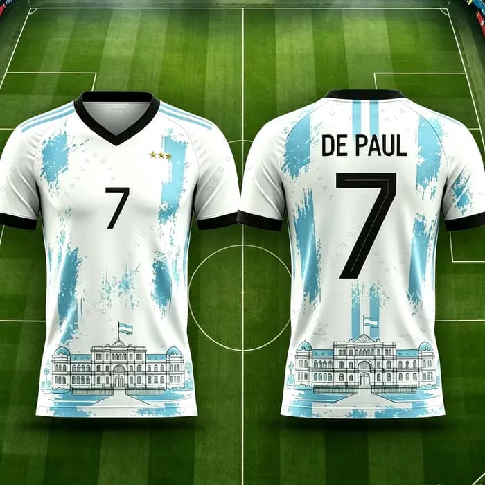 Maillot de football commémoratif des supporters argentyens 2026, maillot de foot Messi, t-shirt de sport d'été pour hommes, vêtements pour enfants, t-shirt pour femmes