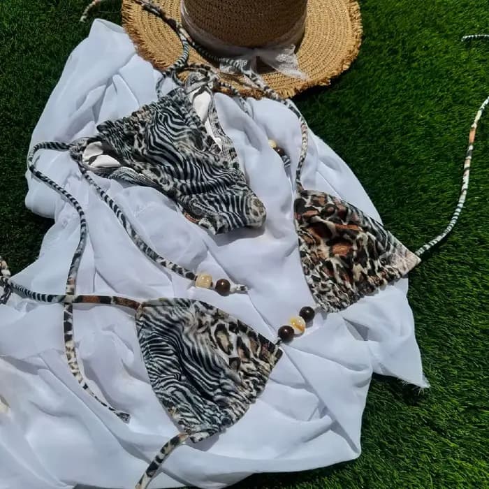 Maillot de bain sexy et brillant pour femmes
