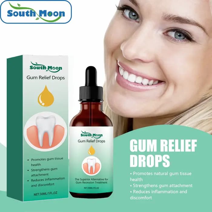 Gouttes pour soulager les maux de dents, réduire les saignements des gencives, atténuer la douleur et le gonflement, éliminer la plaque dentaire, les taches et les caries, traiter la parodontite, prot
