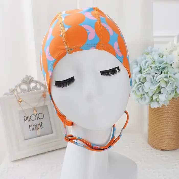 Bonnet de bain réglable pour femmes, protection des oreilles, taille libre, Turban en Nylon, pour sport aquatique