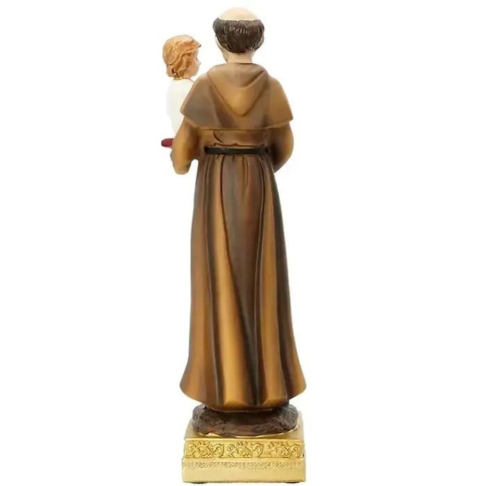 Statue de Saint-Antonio 20/30Cm, 1 pièce, icône de prière de la famille Saint catholique, ornements de jésus-Christ, décoration de la maison, artisanat en résine