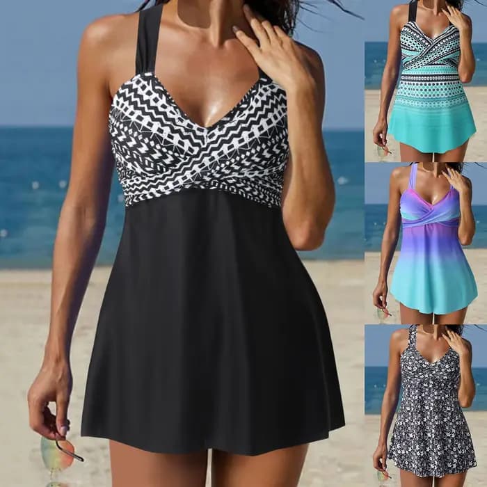 Maillot de bain sexy deux pièces pour femmes, tankini athlétique, haut avec short garçon, short de bain, robe de bain