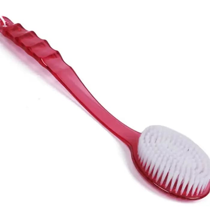 Brosse de bain à long manche pour le dos et le corps