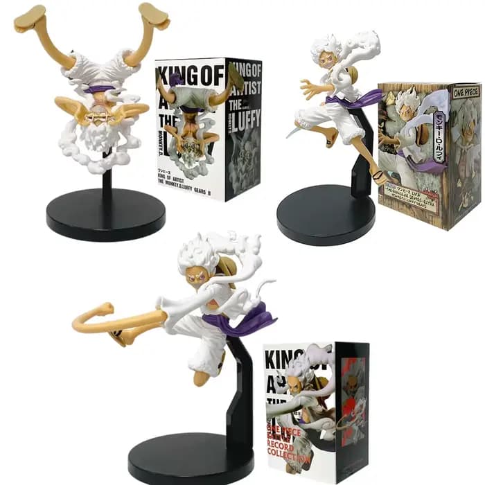 Figurines d'Anime One Piece - Ensemble Gear 5 Luffy Jewelry Bonney - Figurine d'Action en PVC - Modèle de Collection - Décoration de Bureau - Cadeau d'Anniversaire