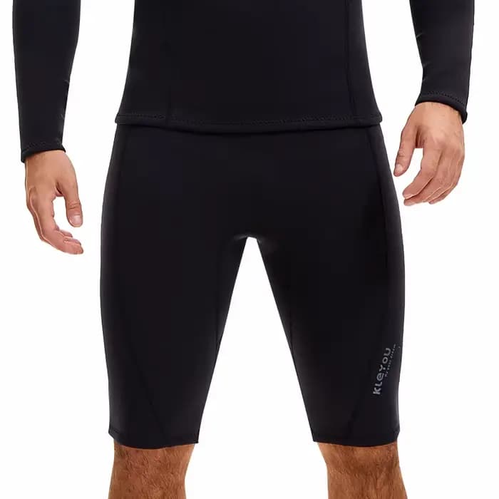 Short de bain en néoprène pour hommes – Maillot de plongée chaud et super extensible