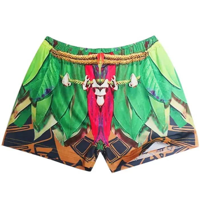 Maillot de bain pour enfants à manches courtes, costume de cosplay Moana Maui, chemise, short, pantalon, bonnet de bain, maillot de bain pour enfants