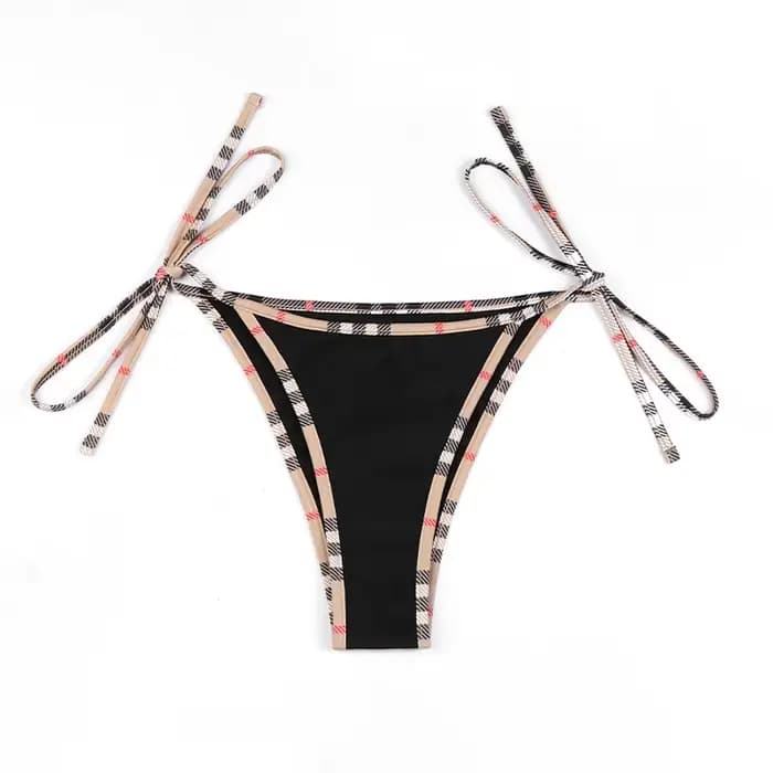 Maillot de bain deux pièces imprimé classique