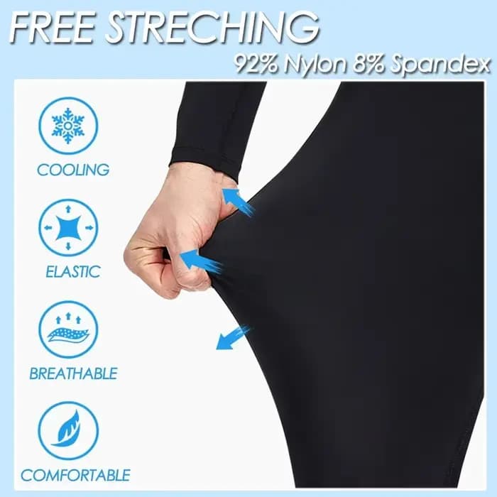 Maillot de bain une pièce à séchage rapide pour hommes, manches longues, en Nylon, Anti-ultraviolet, pour plongée en apnée, surf, Sports aquatiques