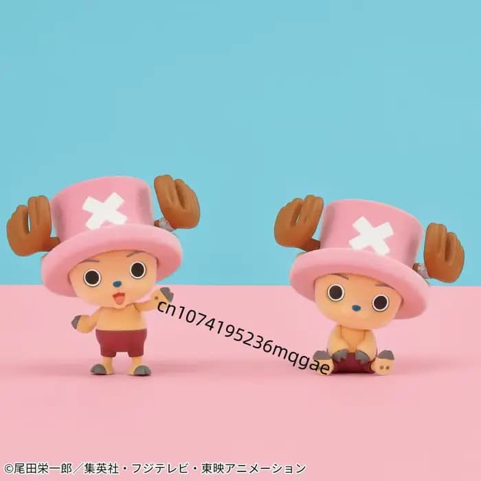 En stock, figurines d'action Bandai ONE PIECE Fluffy Puffy Tony Chopper Karoo Bepo, modèles d'ornements de bureau, collections