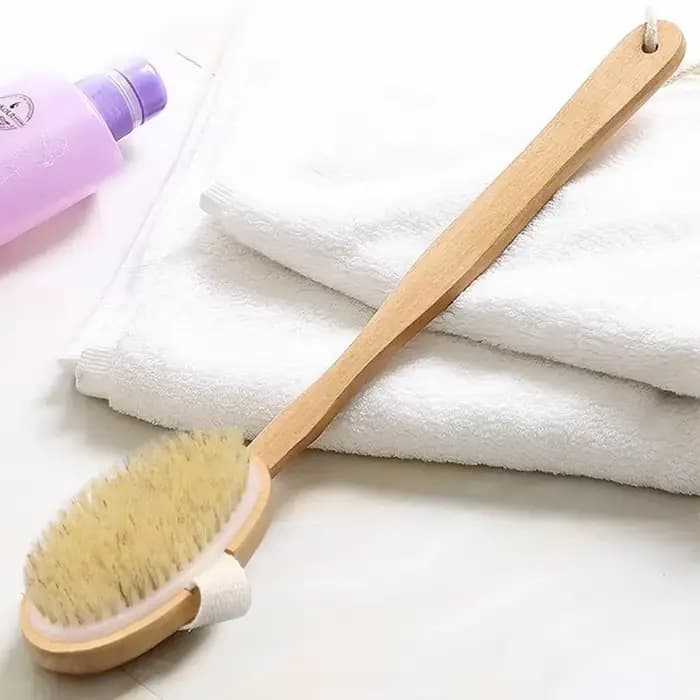 Brosse de douche détachable pour le dos