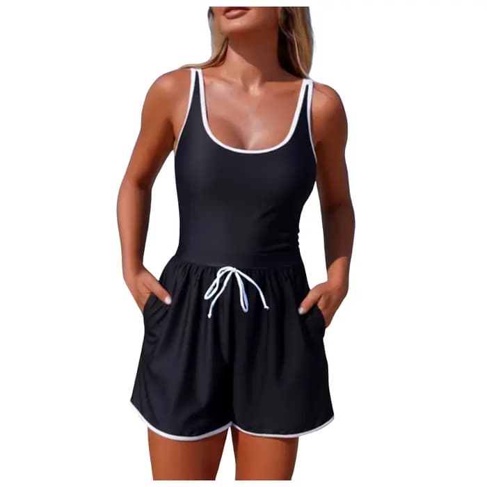 Maillot de bain une pièce pour femmes et jeunes filles