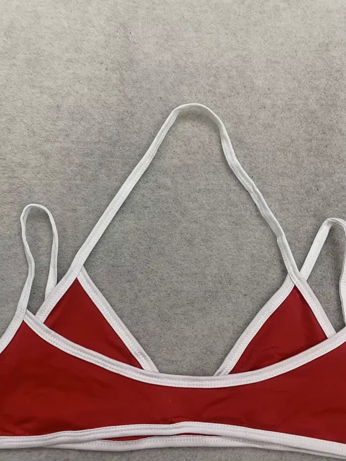 Maillot de bain deux pièces Harajuku pour femme