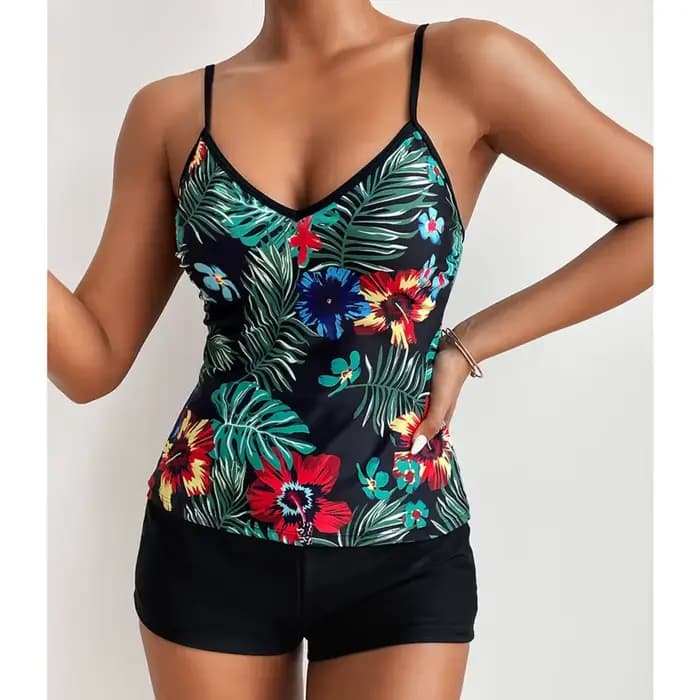 Sexy grands maillots de bain grande taille Tankini ensembles maillot