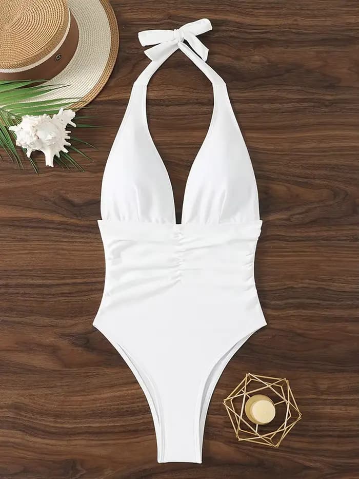 Maillot de bain halter pour femme