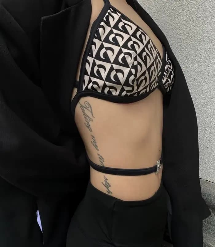 Bikini imprimé lune pour femme