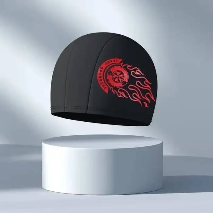Bonnet de bain imperméable pour hommes et femmes, cheveux longs, Protection des oreilles, unisexe, élastique, chapeau de plongée, accessoires d'eau