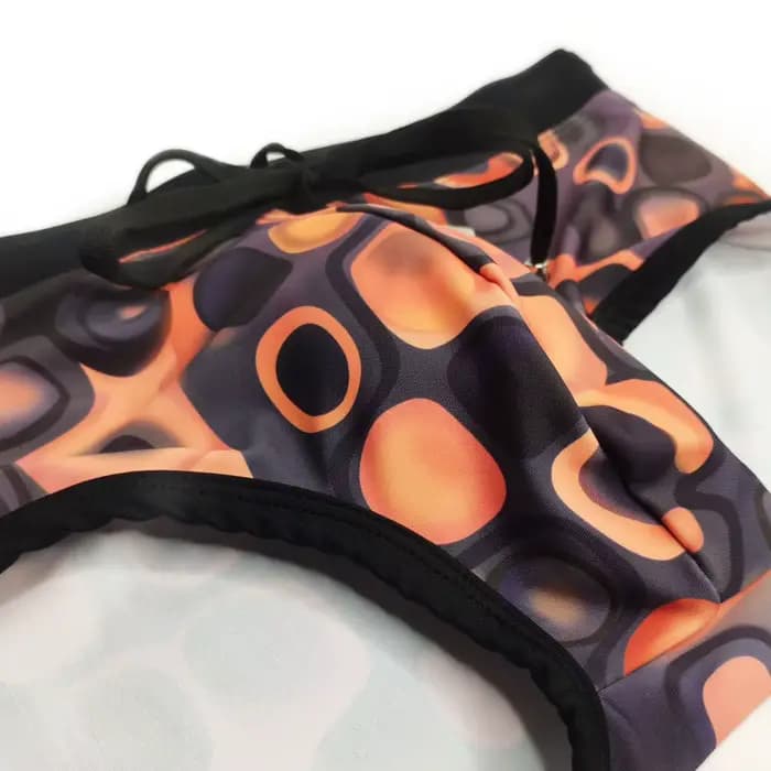 Culotte de bain marron pour hommes