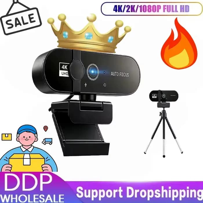 Xiaomi 4K Streaming caméra Web 2K Autofocus Full HD USB Webcam 1080P 60FPS avec Microphone PC portable caméra de prise de vue vidéo 2025
