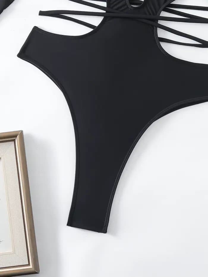 Femmes une pièce maillot de bain à manches longues maillots