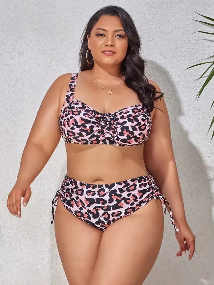 Maillot de bain sexy taille haute pour femme