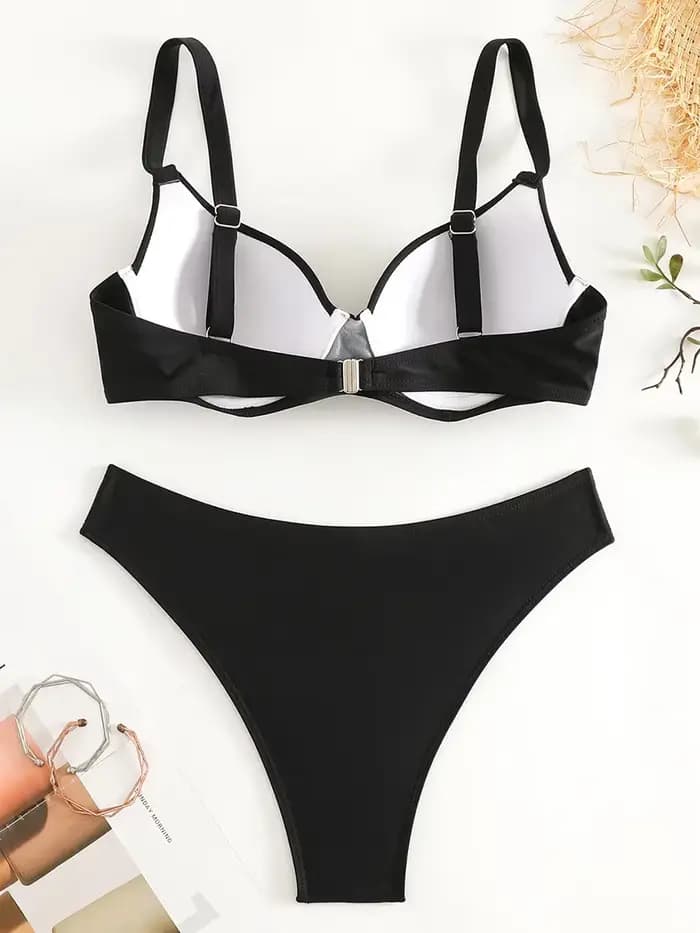 Soutien-gorge à armatures tasse Bikini brésilien femme maillot de bain femmes maillots