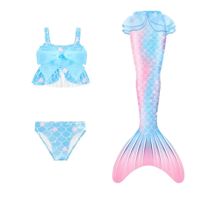 Queue de sirène pour maillot de bain, costume de la Petite Sirène, vêtements de plage et de piscine, maillot de bain pour sources chaudes et Halloween