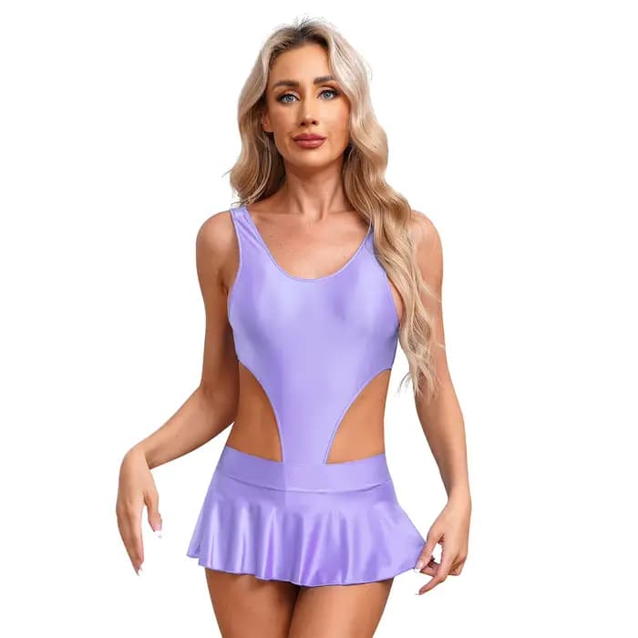 Maillot de bain brillant pour femmes