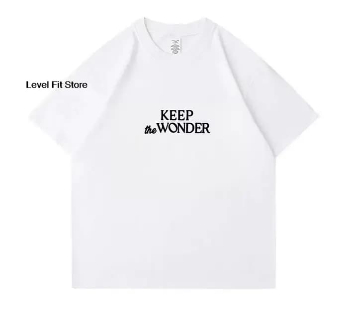 T-shirt à manches courtes de style identique au drama thaïlandais Lingorm, Kuan Lingling, KEEP the WONDER, pour hommes et femmes, modèle 2026